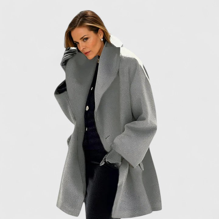 Women's Hooded Coat - Adjustable Winter Outerwear