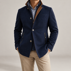 Knightsman double-breasted pea coat