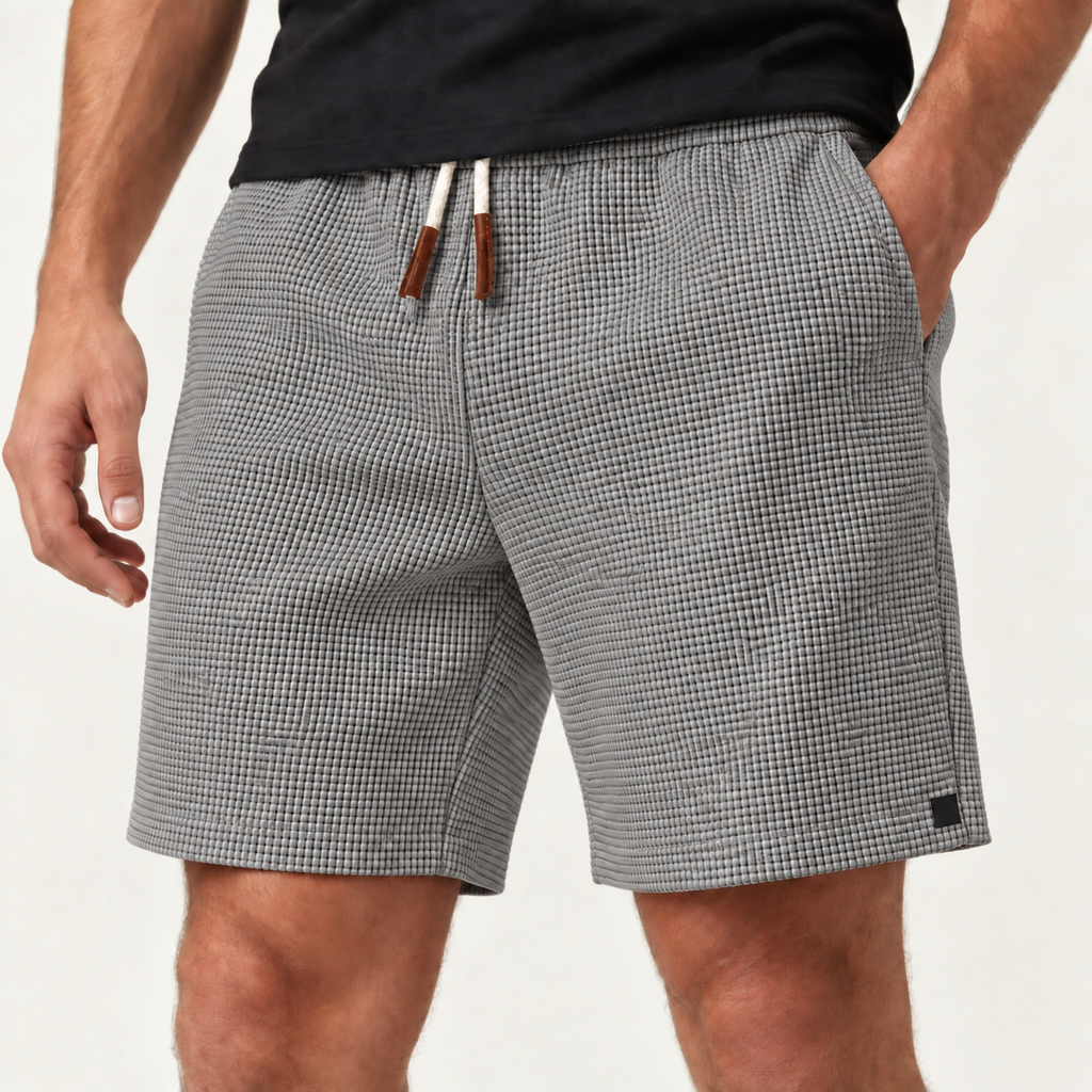 Nathan men's casual shorts in gray