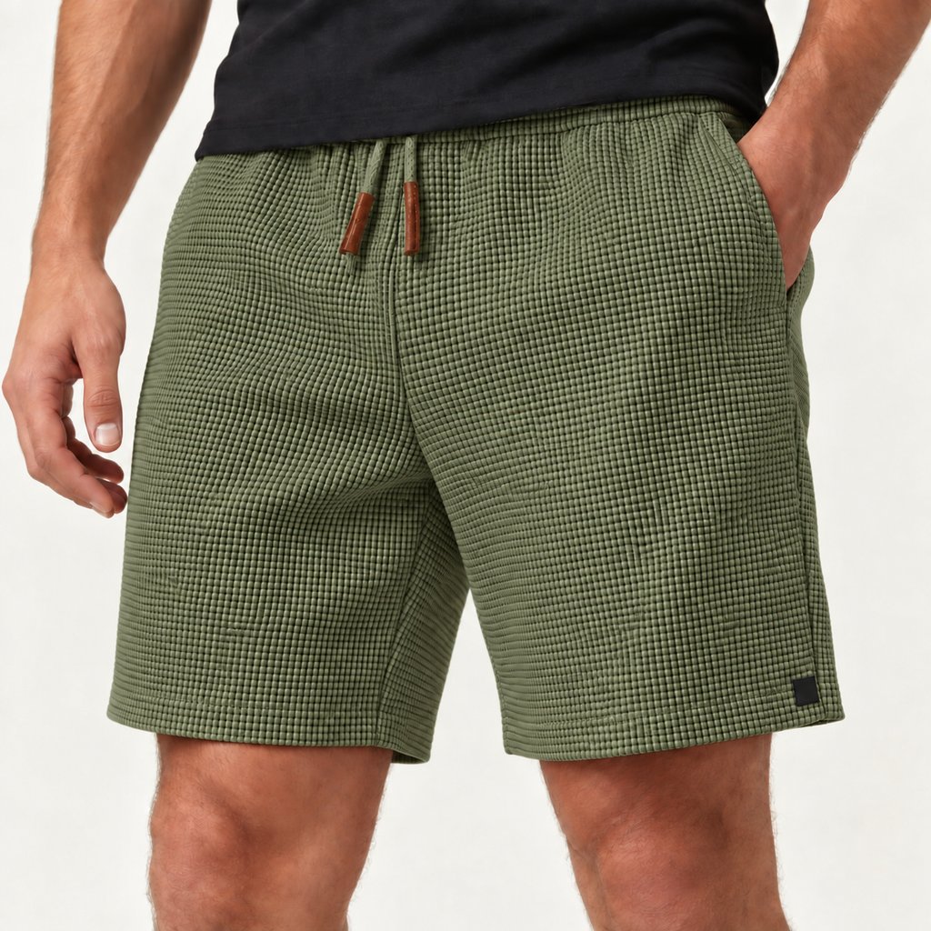 Nathan men's casual shorts in green