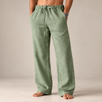 Rivello drawstring linen trousers