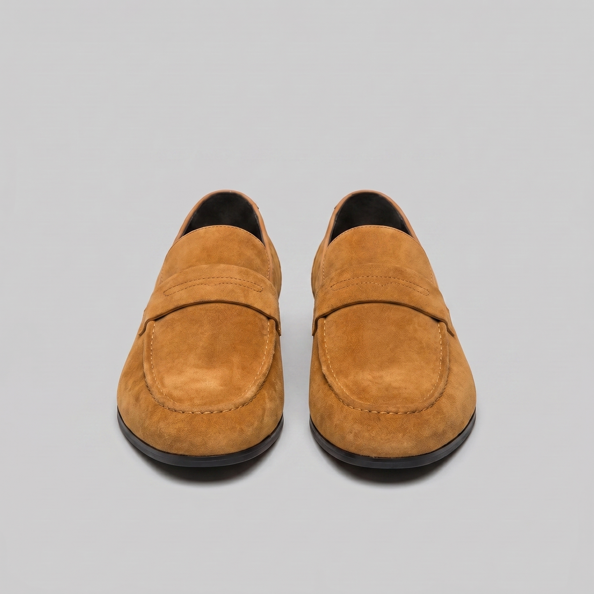 Men's Suede Penny Loafers - Smart Slip-On Shoes