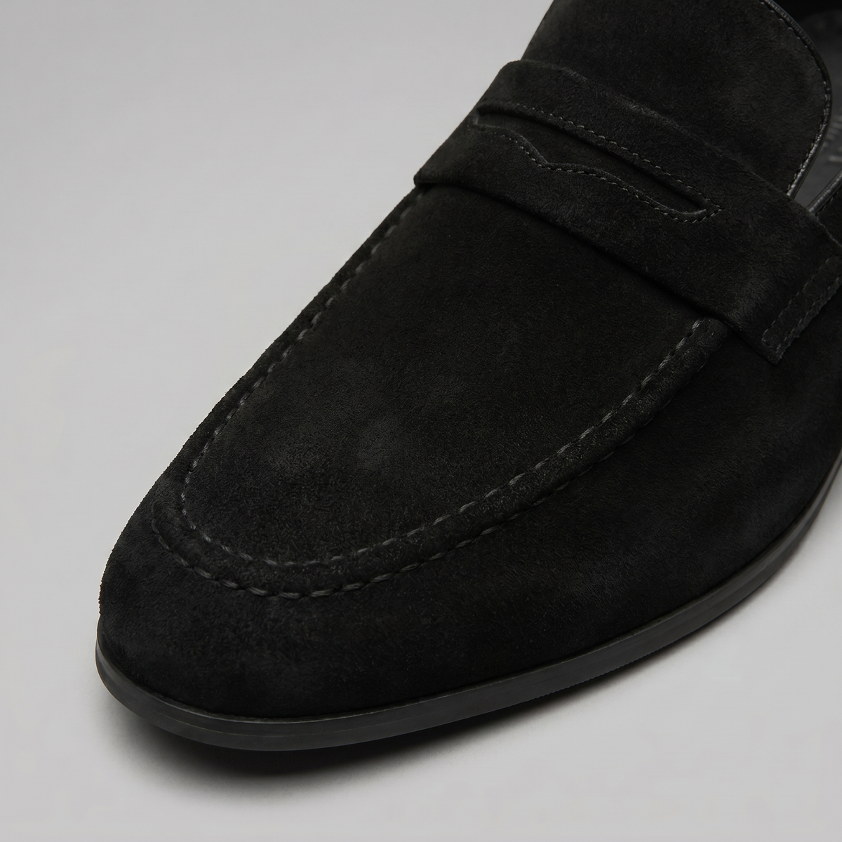Men's Suede Penny Loafers - Smart Slip-On Shoes