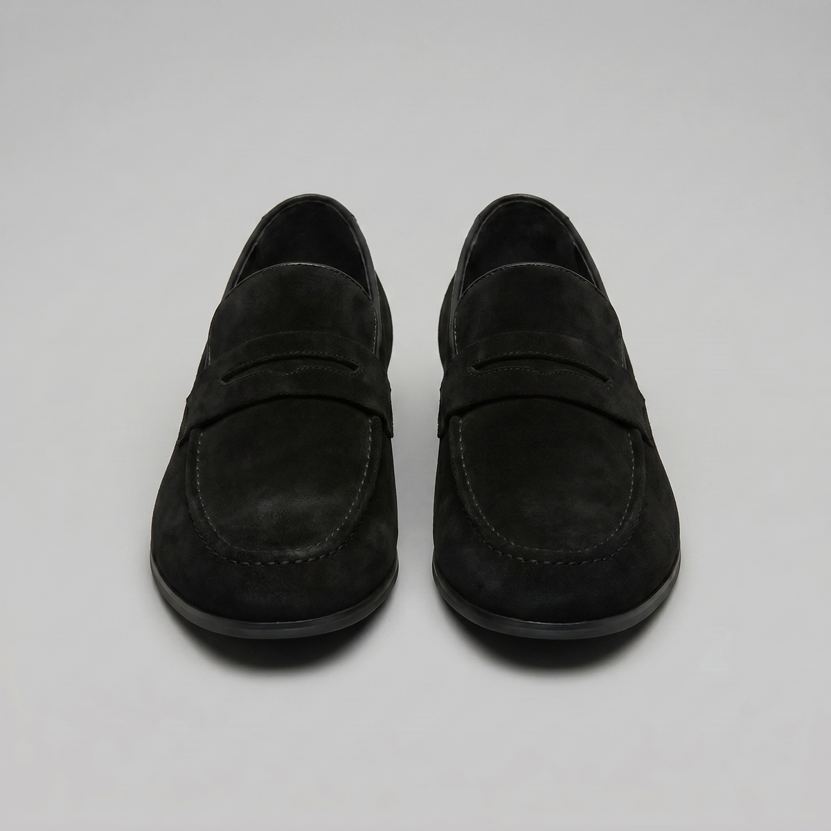 Men's Suede Penny Loafers - Smart Slip-On Shoes