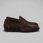 Men's Suede Penny Loafers - Smart Slip-On Shoes