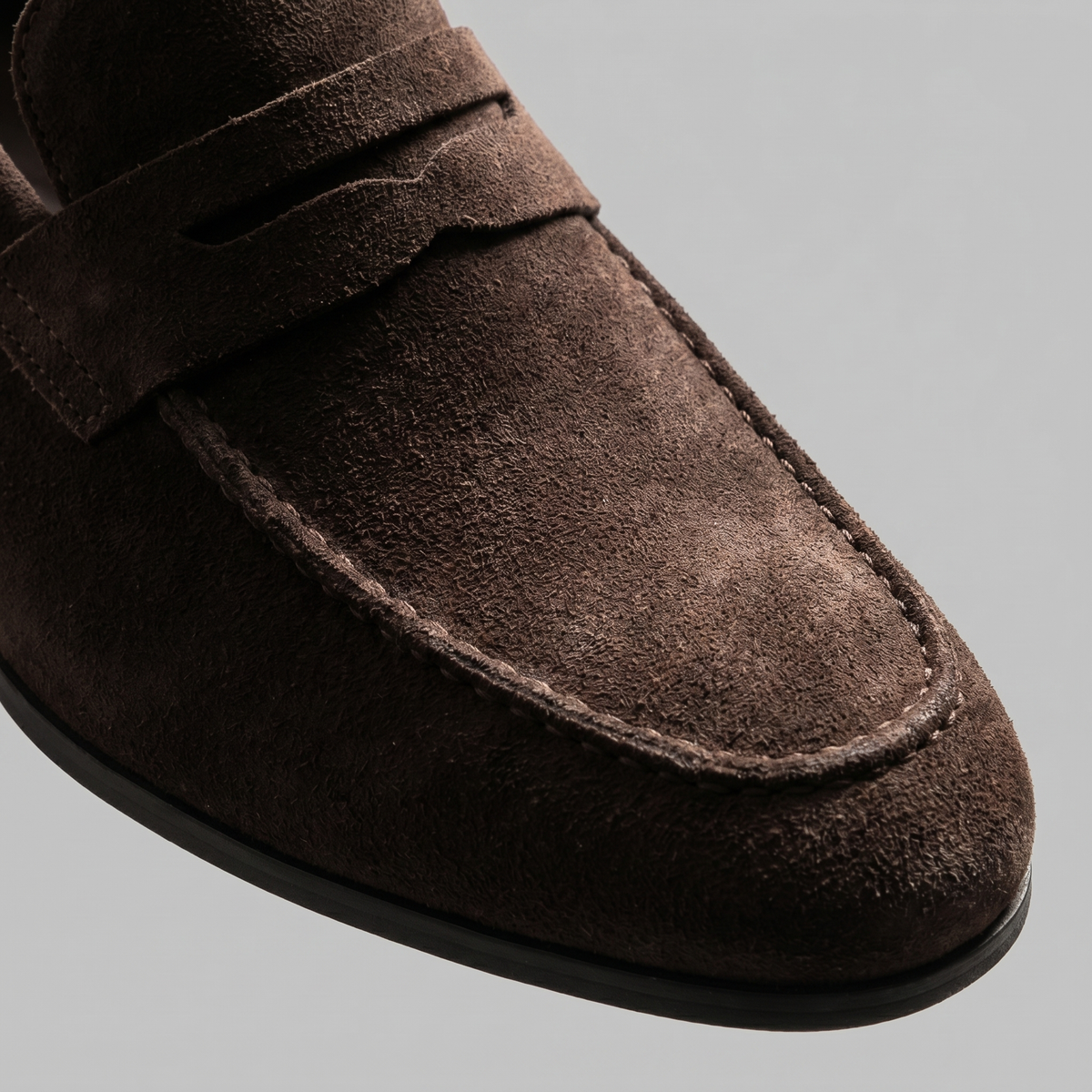 Men's Suede Penny Loafers - Smart Slip-On Shoes