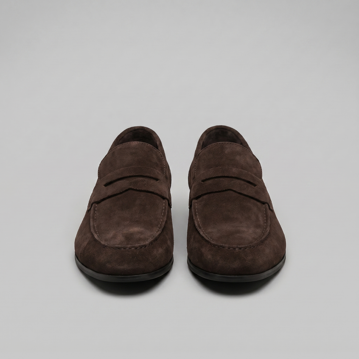 Men's Suede Penny Loafers - Smart Slip-On Shoes