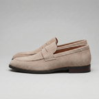 Men's Suede Penny Loafers - Smart Slip-On Shoes