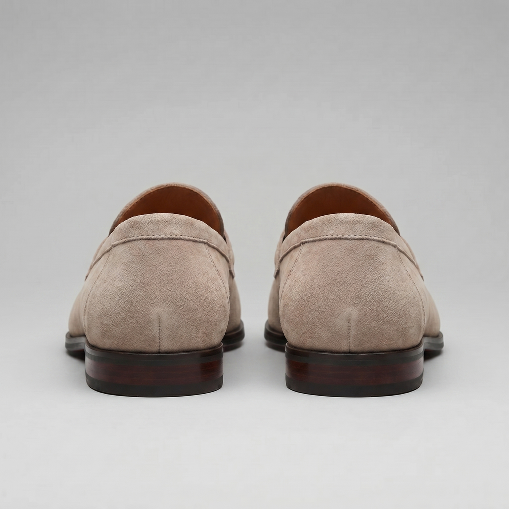 Men's Suede Penny Loafers - Smart Slip-On Shoes