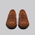 Men's Suede Penny Loafers - Smart Slip-On Shoes