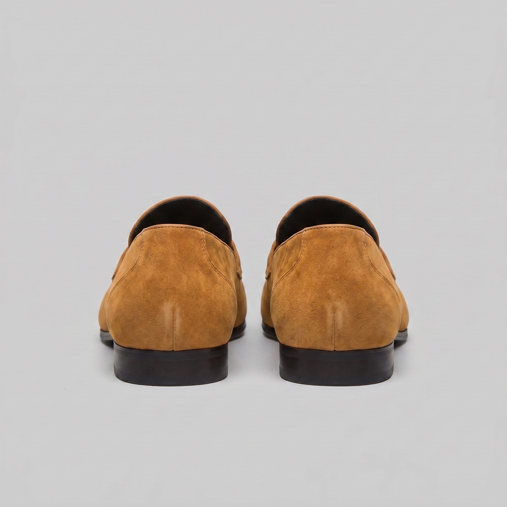 Men's Suede Penny Loafers - Smart Slip-On Shoes