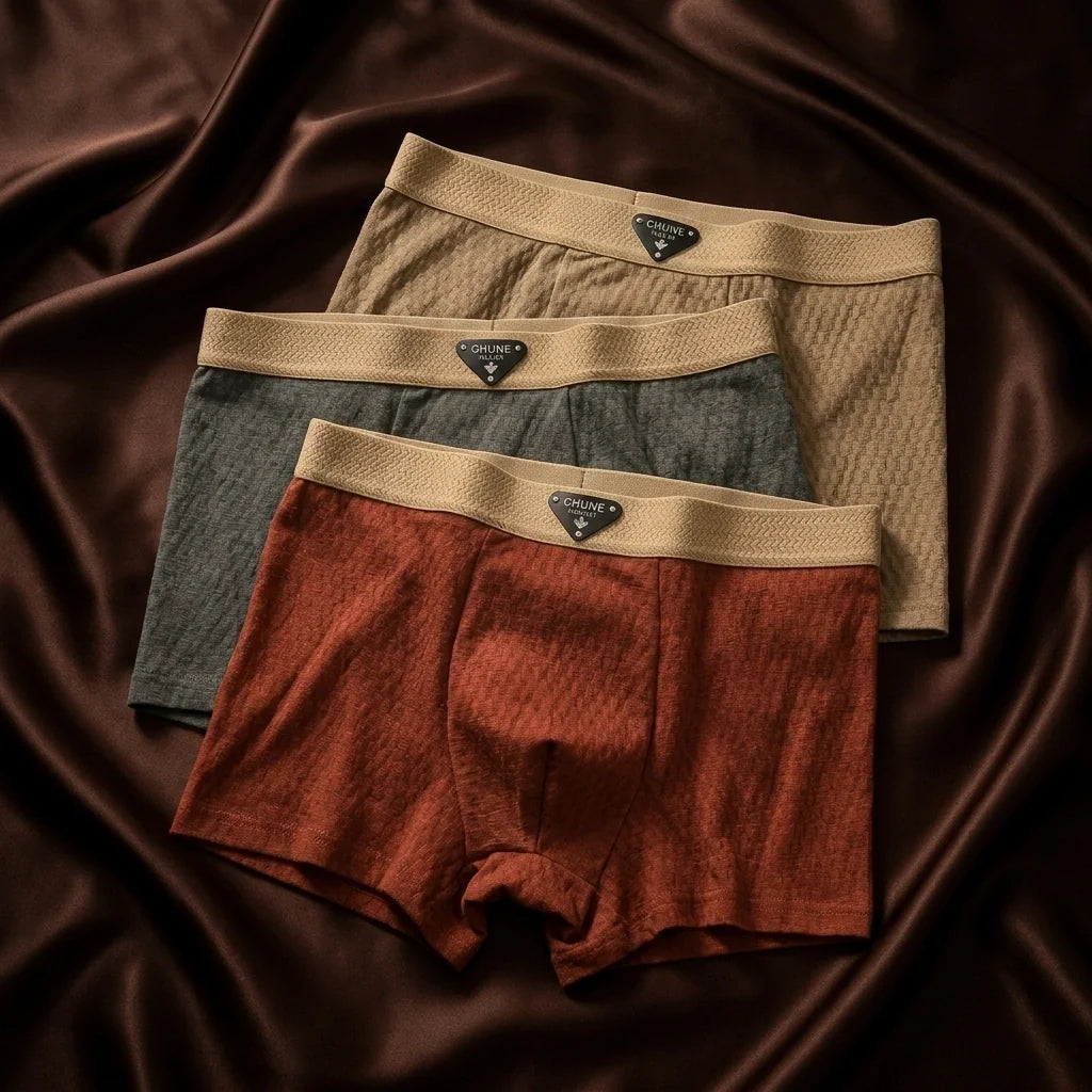 Men's Textured Boxer Briefs - Multi-Pack Underwear