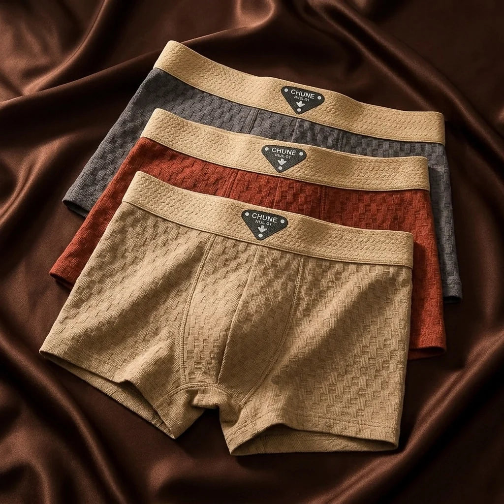 Men's Textured Boxer Briefs - Multi-Pack Underwear