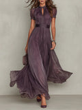 Zinara | Lace-Trim Maxi Dress