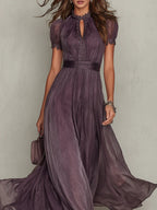 Zinara | Lace-Trim Maxi Dress