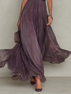Zinara | Lace-Trim Maxi Dress