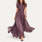 Zinara lace-trim maxi dress